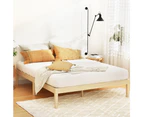 Artiss Bed Frame Queen Size Wooden Bed Base BRUNO