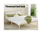 Artiss Bed Frame Queen Size Wooden Bed Base BRUNO