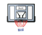 Everfit 45" Basketball Hoop Backboard Wall Mounted Ring Net Sports Pro System