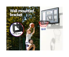 Everfit 45" Basketball Hoop Backboard Wall Mounted Ring Net Sports Pro System