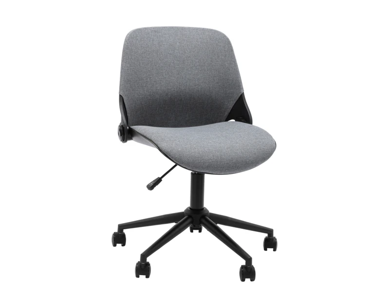 Nancy Office Chair Mobile Task Chair Grey Fabric