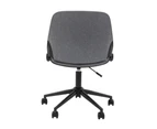 Nancy Office Chair Mobile Task Chair Grey Fabric