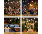 Groverdi Festoon Lights Smart RGB String Light LED Christmas Party Wedding Outdoor Waterproof 20M