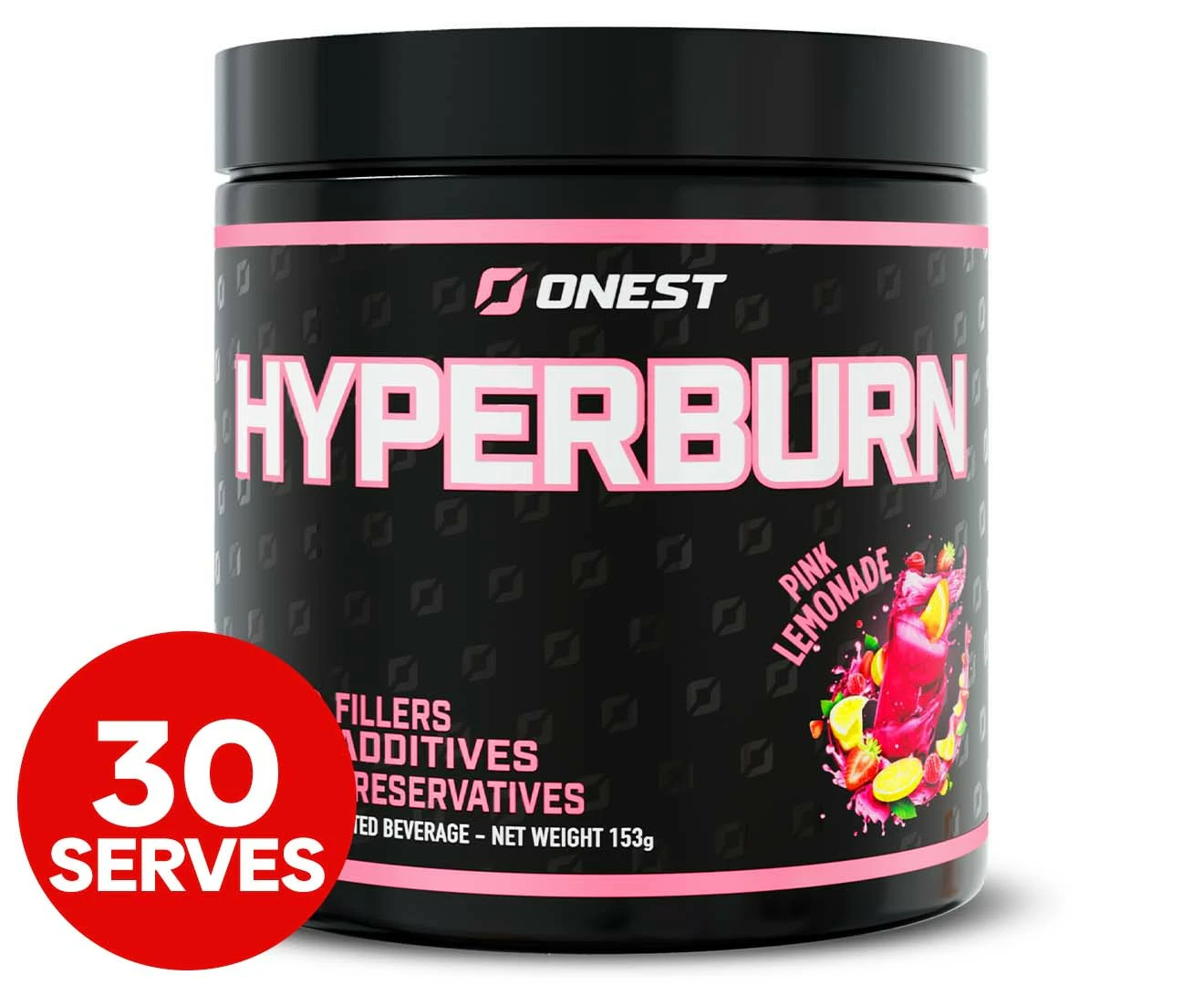 Onest Hyperburn Elite Fat Burner Pink Lemonade 153g / 30 Serves