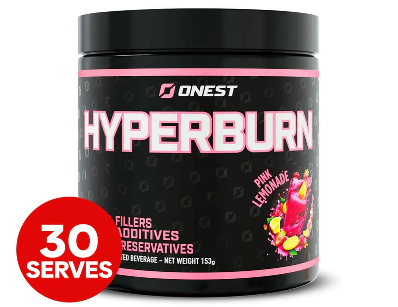Onest Hyperburn Elite Fat Burner Pink Lemonade 153g / 30 Serves