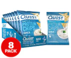 8 x Quest Nutrition Protein Chips Ranch 32g