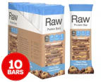 10 x Amazonia RAW Protein Bars Choc Chip Cookie Dough 40g