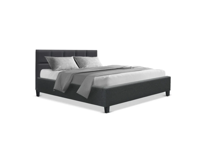 Artiss Bed Frame Double Size Charcoal TINO