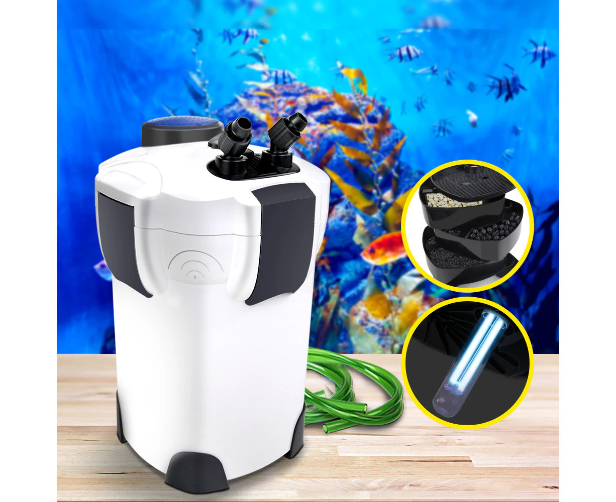 Giantz Aquarium Filter Fish Tank External Canister Water Pump 2400L/H