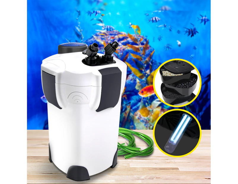Giantz Aquarium Filter Fish Tank External Canister Water Pump 2400L/H