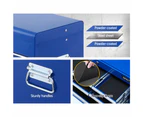 Giantz 10 Drawer Tool Box Cabinet Chest Toolbox Storage Garage Organiser Blue