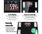 Everfit Body Fat Bathroom Scale Weighing BMI Monitor Gym 180KG