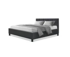 Artiss Bed Frame Double Size Charcoal TINO