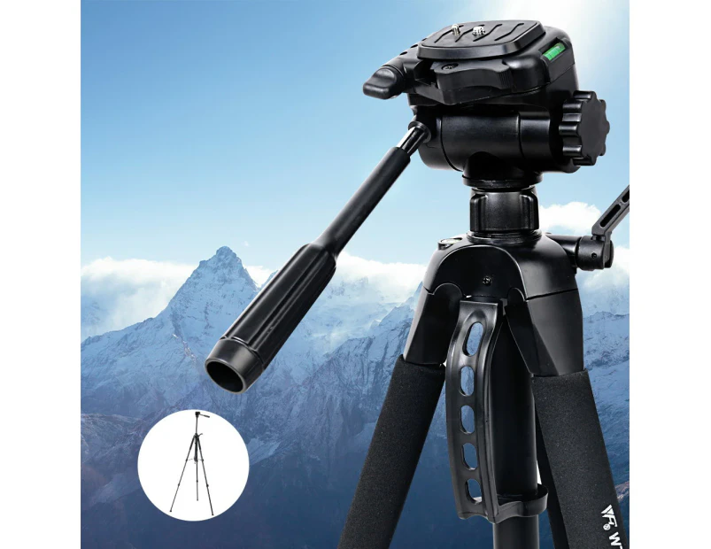Weifeng Professional Camera Tripod Stand Mount DSLR Travel Adjustable 62-160cm Black