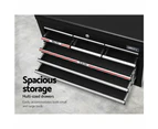 Giantz 10 Drawer Tool Box Cabinet Chest Toolbox Storage Garage Organiser Black
