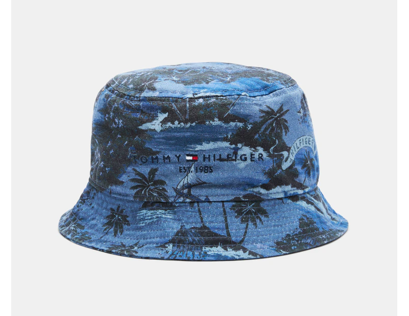 Tommy Hilfiger Established Moody Miami Bucket Hat - Blue Tonal