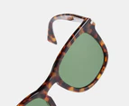 Lanvin Unisex Square Sunglasses - Vintage Havana/Green