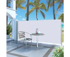 Retractable Side Awning 140 x 300 cm Cream