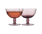 4pc Ecology Aveline Cocktail Drinking Barware Glasses/Cups Set Plum 225ml