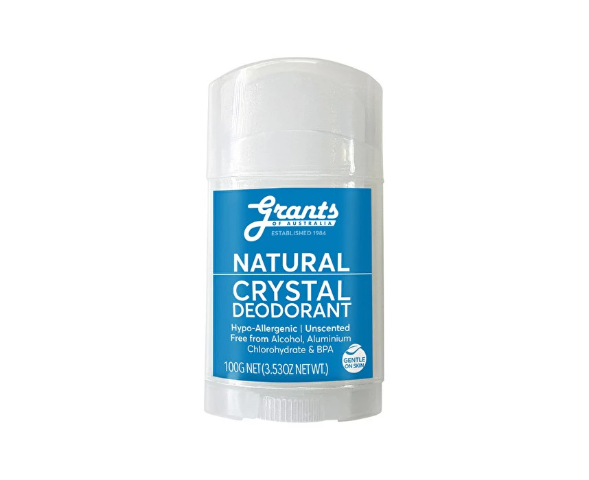 Grants Of Australia Crystal Deodorant Stick Natural 100g