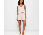 Target European Linen Shorts - Pink