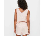 Target European Linen Shorts - Pink