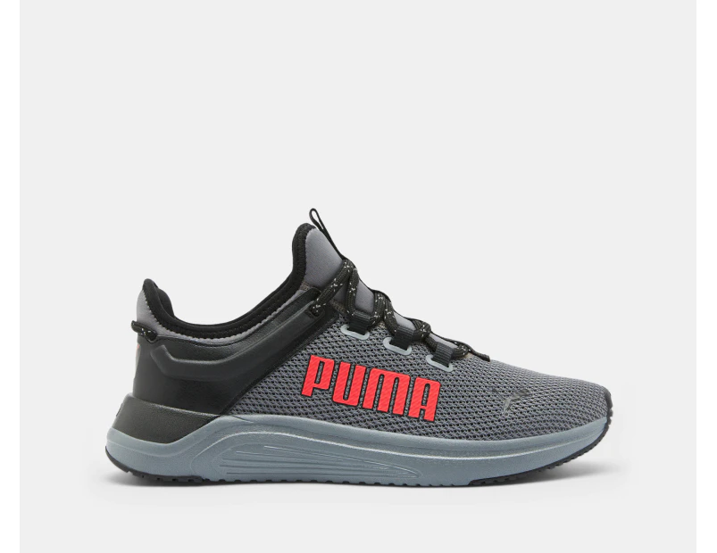 Puma Unisex SoftRide Astro Slip-On Running Shoes - Cool Dark Grey/Black/Red
