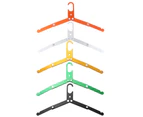 Foldable Travel Hangers, Portable Lightweight Aluminium-Alloy Durable Collapsible Hanger for Camping Traveling Outdoors-Color-Gold