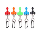 Multifunctional Separable Tent Canopy Tent Accessories Hangings Buckle Carabiner Strong Suction Camping Magnetic Hooks-Color-Blue