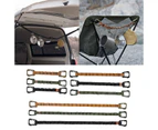 Campsite Storage Strap for Hanging Camping Equipment,Gear Durable Campground Organizer Outdoor Camping Hanging Rope-Color-Armygreen Medium