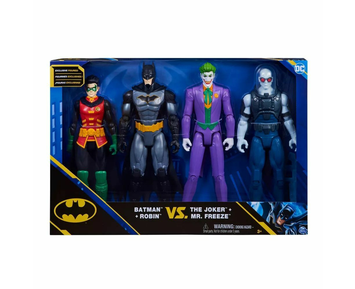 Justice league movie 30cm 4 figure clearance pack