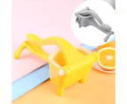 Multifunctional Juicer Fruit Lemon Juicer Manual Juicer Handheld Non-electric Juicer Lemon Squeezer Plastic Material-Color-Yellow