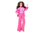 Barbie The Movie Doll Gloria Collectible Wearing Three-Piece Pink Power Pantsuit