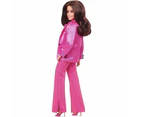 Barbie The Movie Doll Gloria Collectible Wearing Three-Piece Pink Power Pantsuit