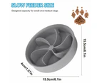Anti-Choking Silicone Puzzle Dog Food Bowl Pet Slow Feeder