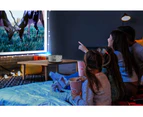 Mini Smart Projector Portable 180P Phone Projector Nightlight for Home Bedroom-White