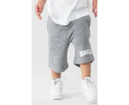 NOBAILCO KID'S LOUNGE FRENCH TERRY SWEAT SHORTS QUICK DRY SOFT WASH - Grey Marle
