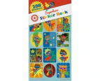 Little Action Superheroes Sticker Book (12 Sheets)
