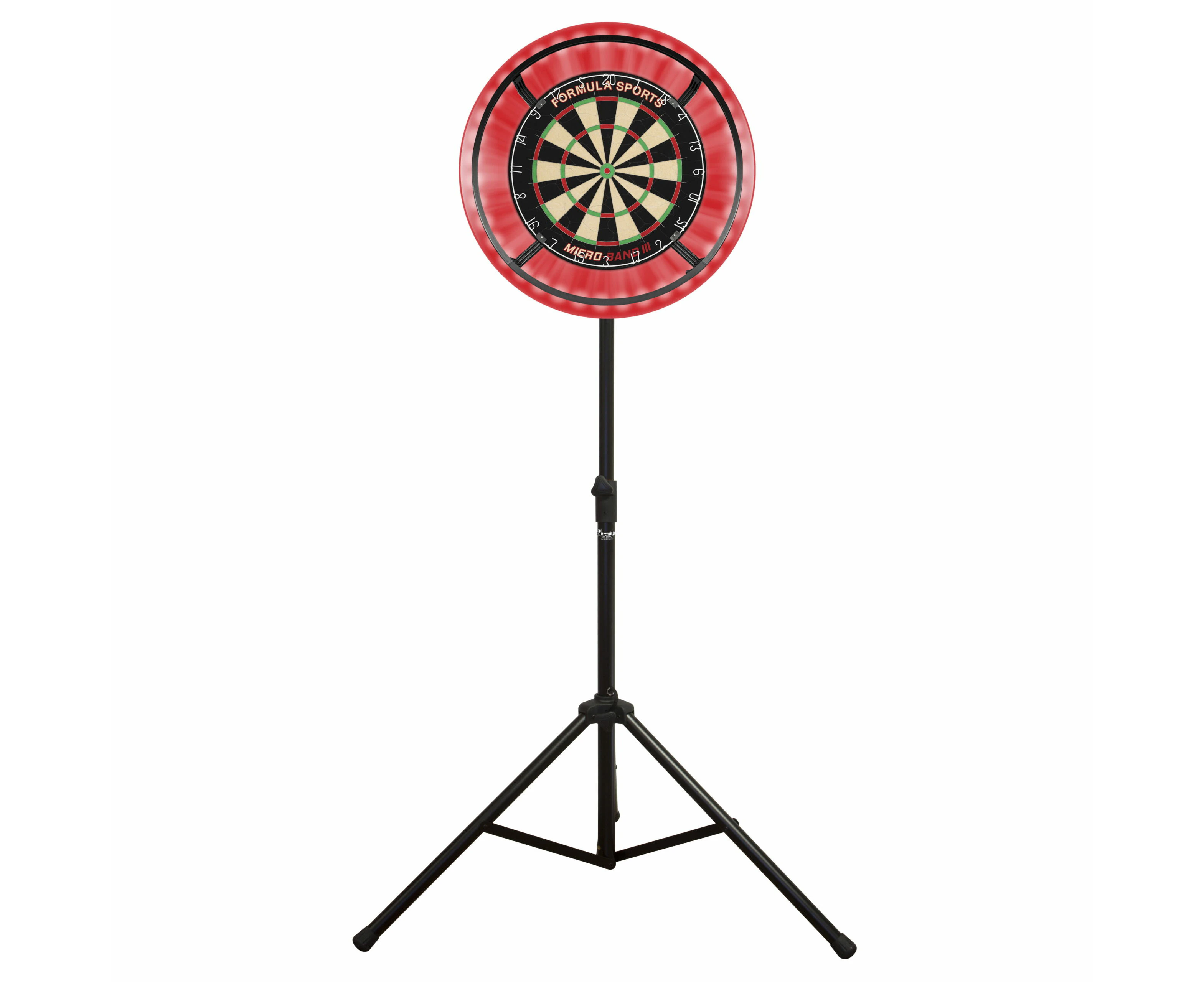 Formula Sports Portable/Collapsible Tripod Stand For Dartboards Black 129cm