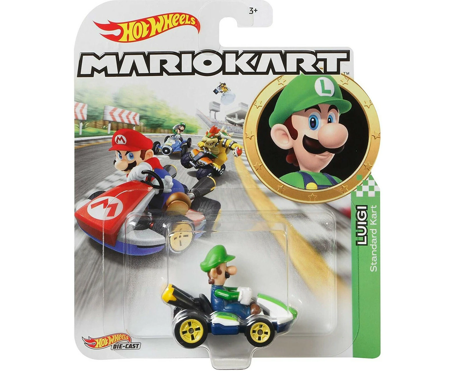 Hot Wheels Mario Kart Luigi