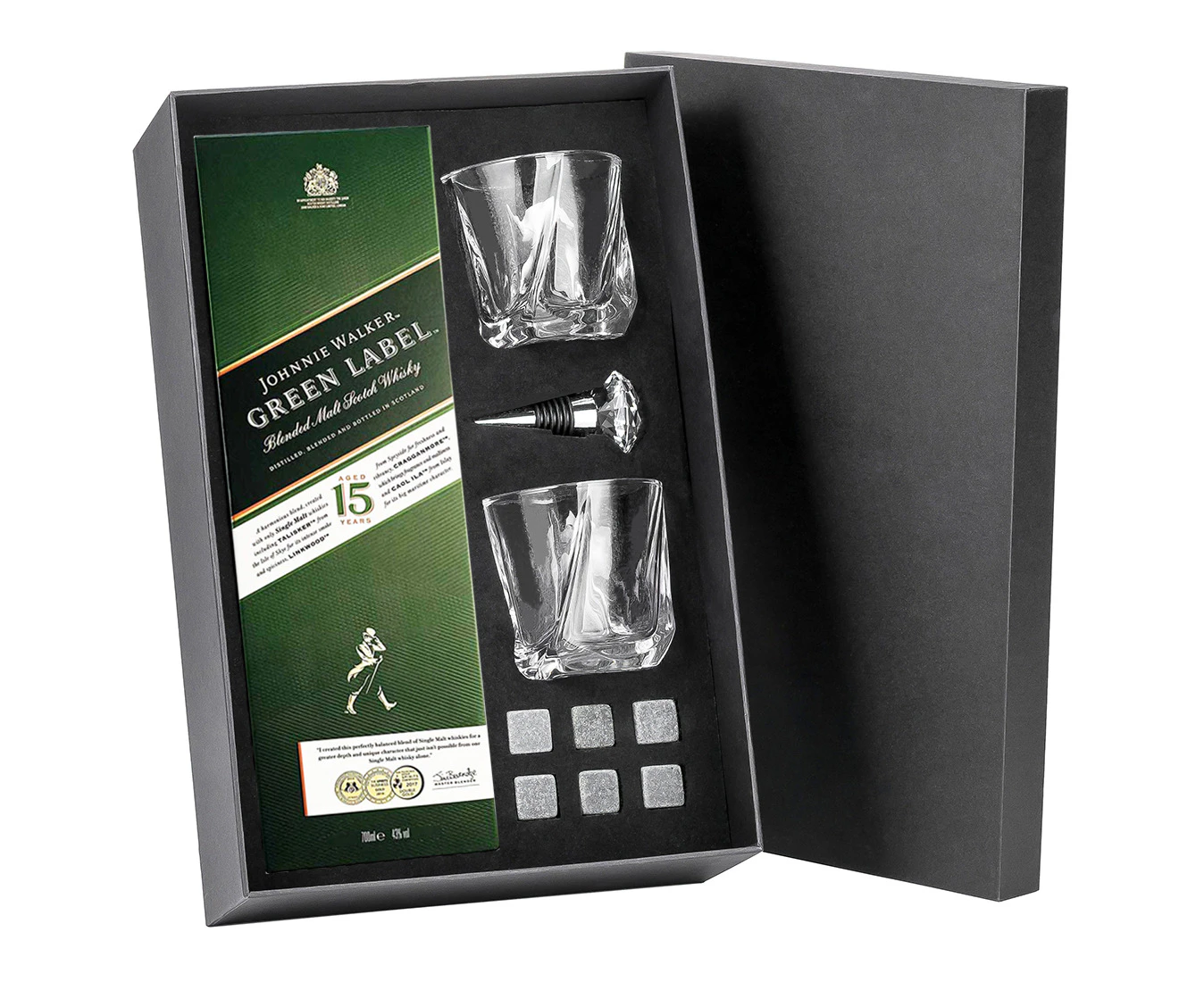 Johnnie Walker Green Label 15 Year Old Gift Box 700ml