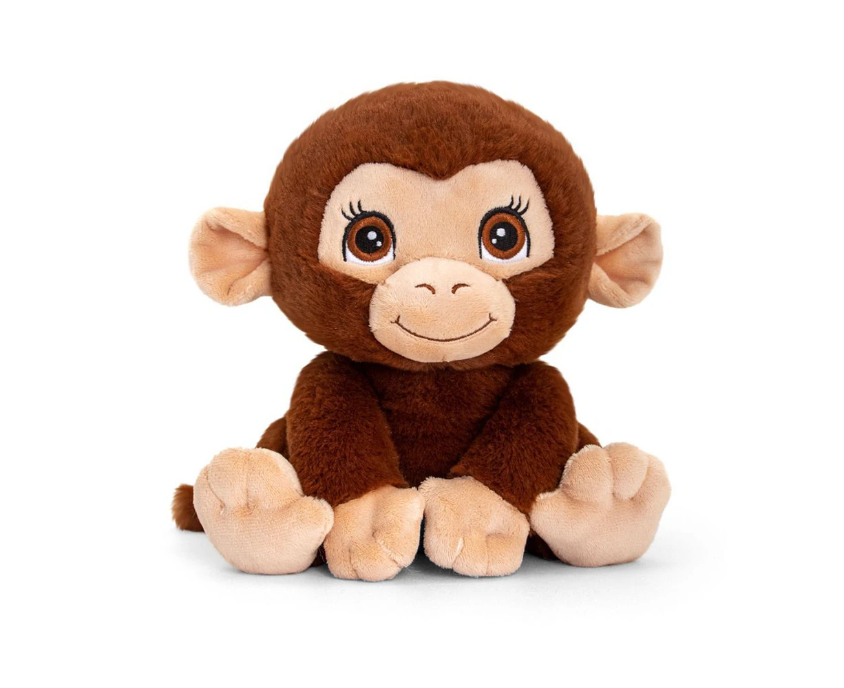 Adoptable World 16cm Monkey Plush Stuffed Animal Kids/Child Soft Toy Brown 0m+