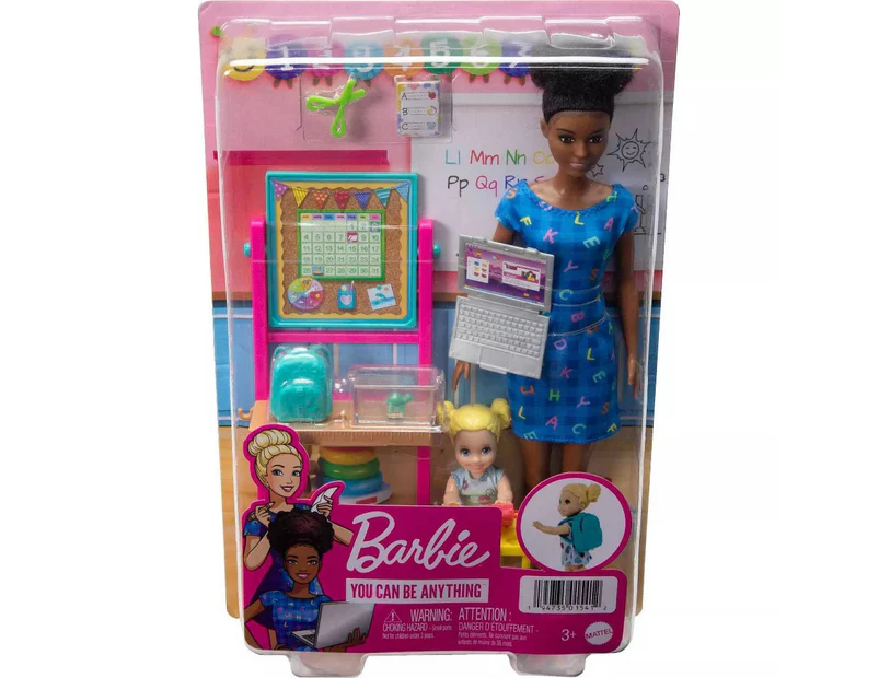 Barbie Career Teacher Doll Playset Black