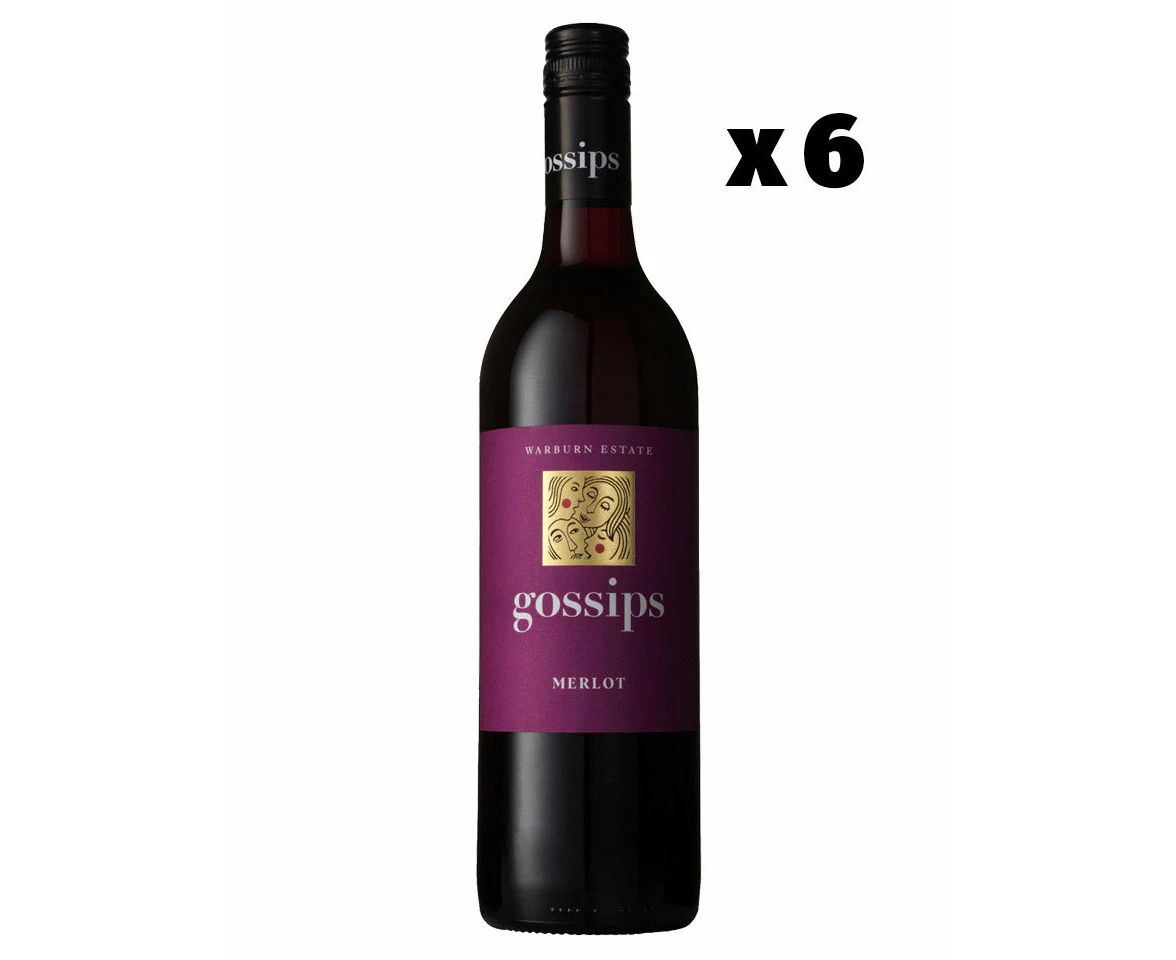 Gossips Merlot Red Wine Case 6 X 750ml