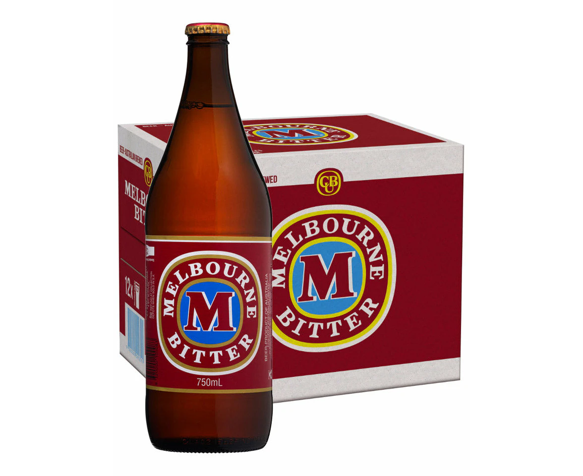 Melbourne Bitter Longneck Beer Case 12 X 750ml Bottles