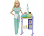 Barbie Baby Doctor Doll and Playset