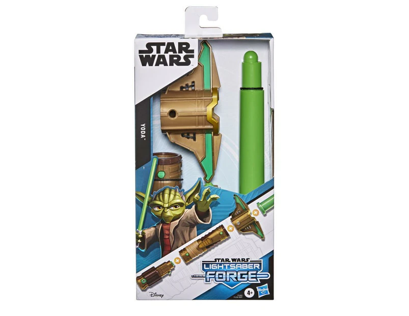 Star Wars Lightsaber Forge Yoda Extendable Green Lightsaber