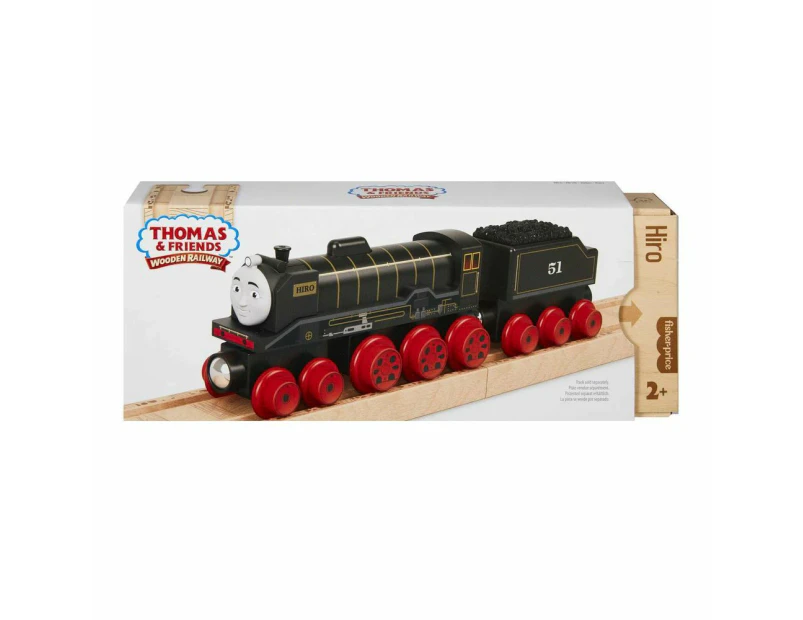 Thomas & Friends Wooden Railway Hiro Engine and Coal Car