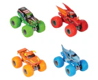 Monster Jam True Metal 1:64 Tough Treads 4 Pack