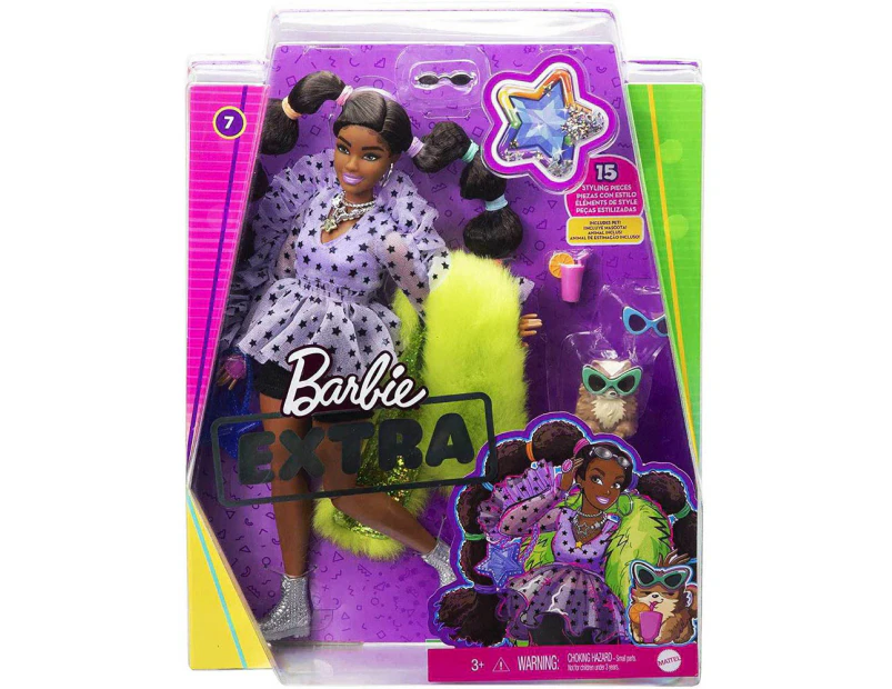 Barbie Extra Doll #7 Pigtails & Pomeranian